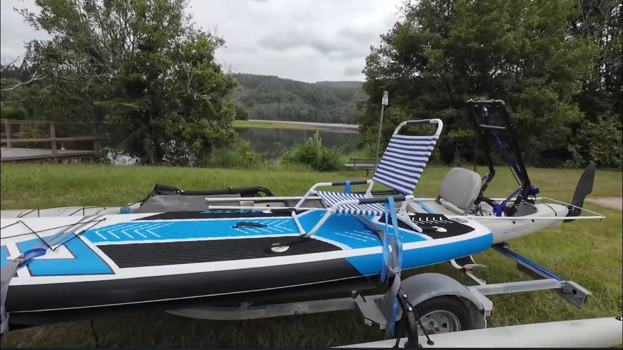Hobie Tandem Island Haka attachment/ Modification