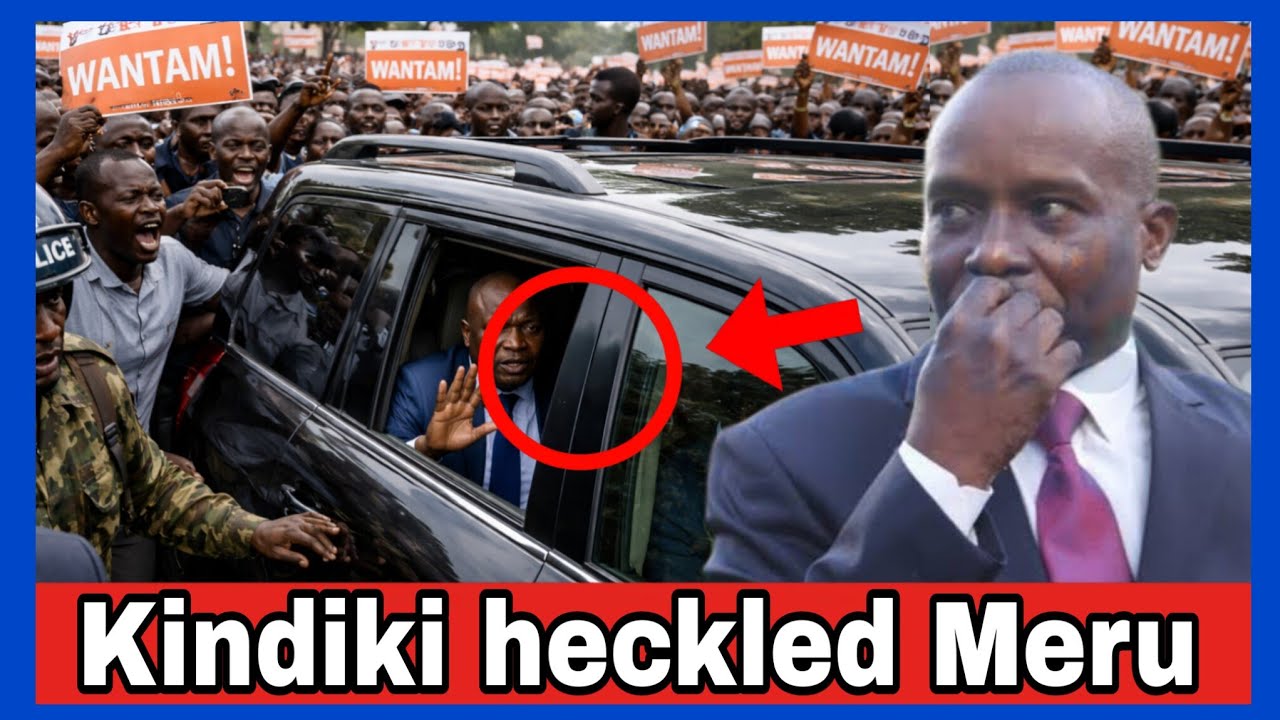 Kindiki forced to leave Meru after Crowd turned hostile;Chants Kasongo Bye Ruto Wantam:gachagua wins