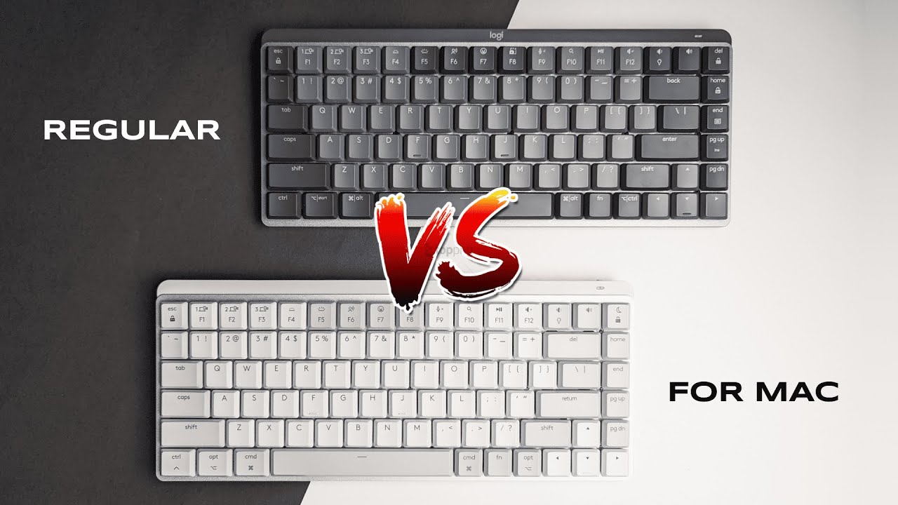Logitech MX Mechanical MINI vs for Mac (7 differences)