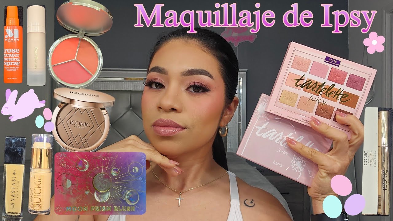 IPSY GLAM BAG y BOXYCHARM BY IPSY 🩷 Nos maquillamos con todo de la suscripción