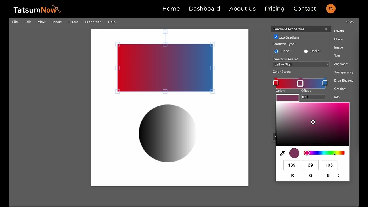 How to Apply Gradient | TatsumNow Creative Automation