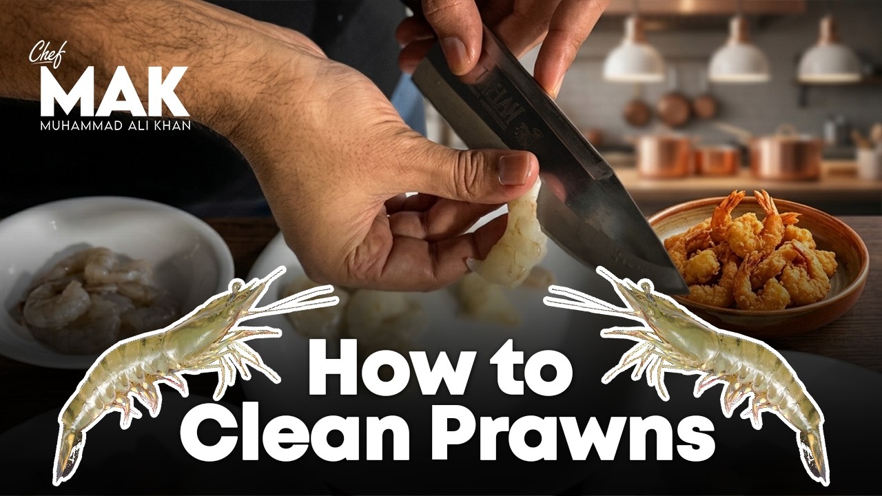 Chef Muhammad Ali Khan | Cleaning Prawn | Kebabiya | Restaurant