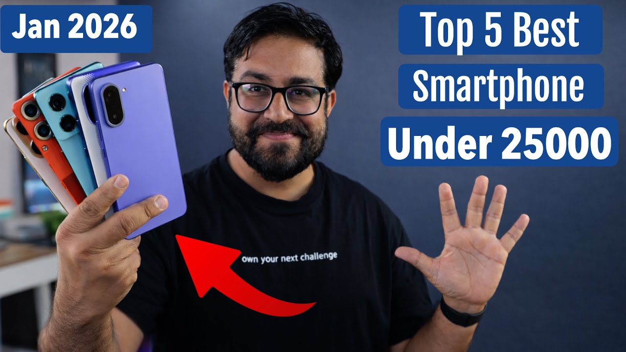 Top 5 Best Phone Under 25000 in Jan 2026 I best 5g mobile under 25k
