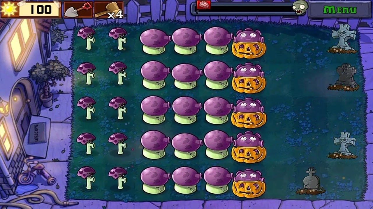 Plants vs Zombies | Last Stand: NIGHT (iOS Android)