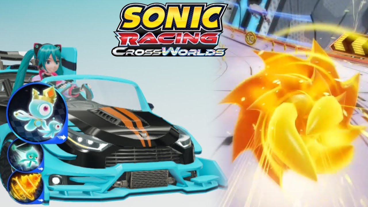 Just item smuggling in Sonic Racing CrossWorlds 