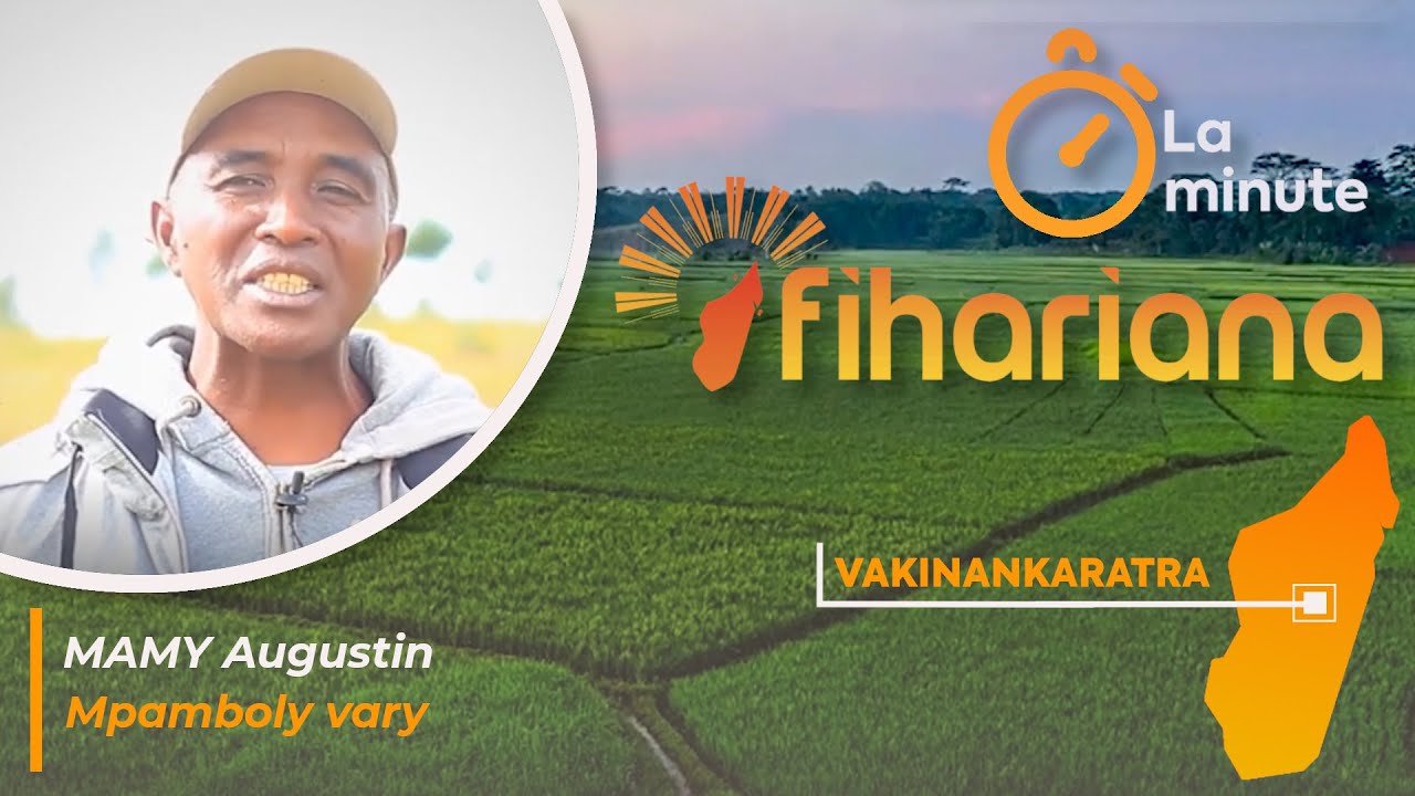 ⌚ La Minute Fihariana 📍 Faritra Vakinankaratra - Mpamboly vary