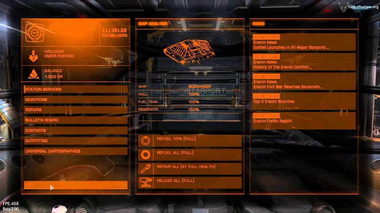 Elite Dangerous - My First Foray into Beta 2 (1 Oct 2014)