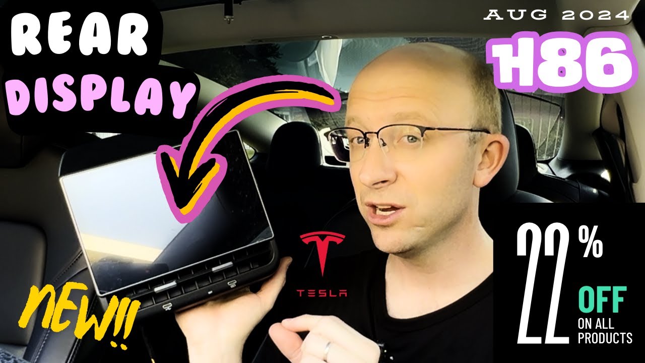 ULTIMATE модификация заднего экрана для вашего Model Y или Model 3 — H86 Hansshow