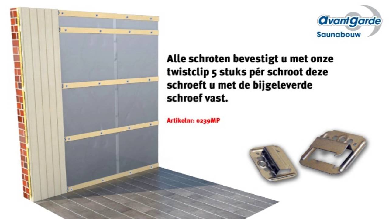 Zelfbouw sauna | Avantgarde Saunabouw | Methode 2