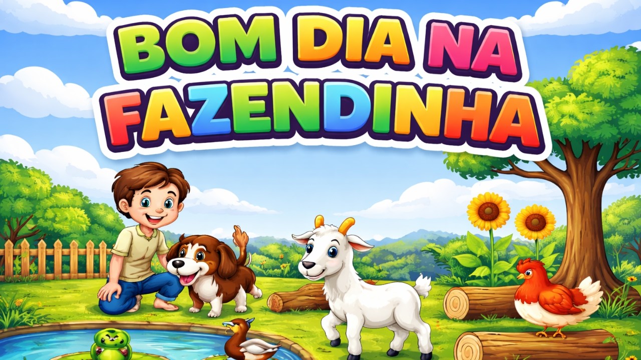 Acordando na Fazenda 🐑 Música para Crianças