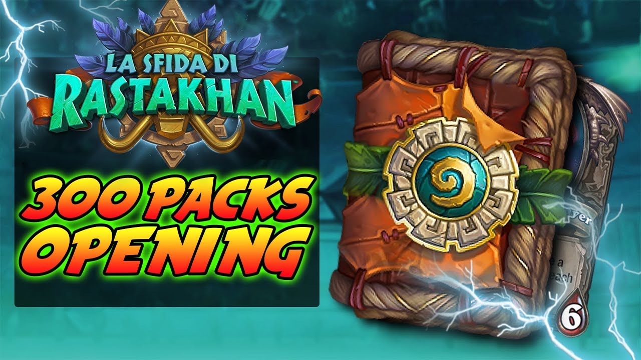 Pack Opening di 300 PACCHETTI della Sfida di Rastakhan! | Pregate per me...