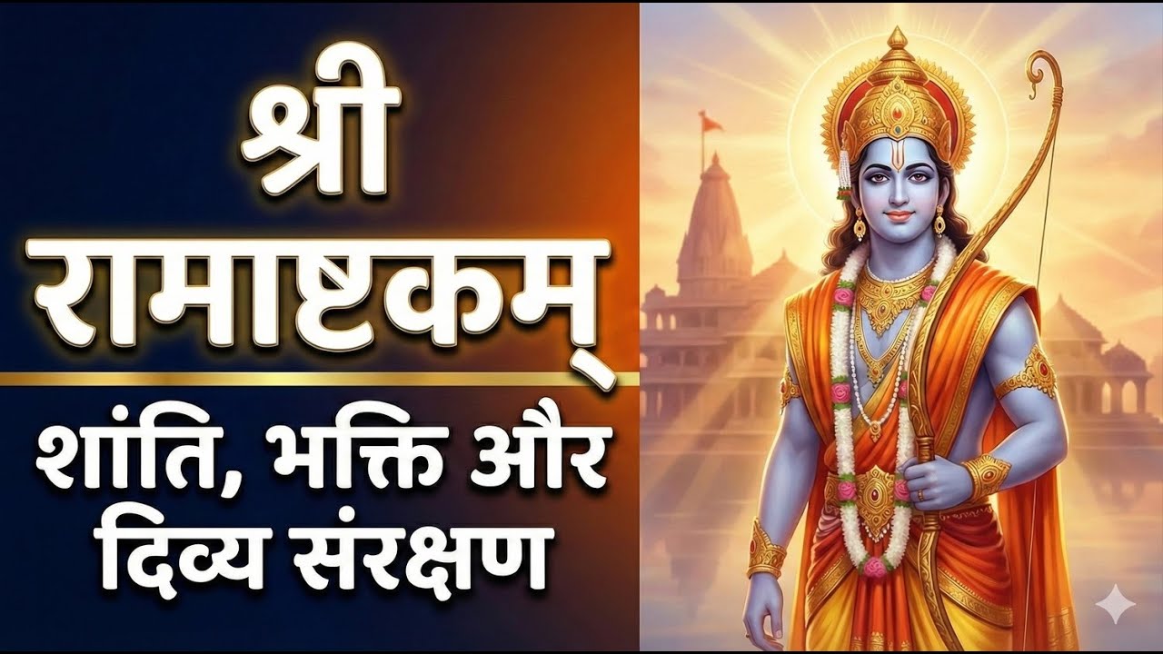 Shri Ram Ashtakam | Powerful Shri Ram Stotram for Protection, Bhakti & Peace