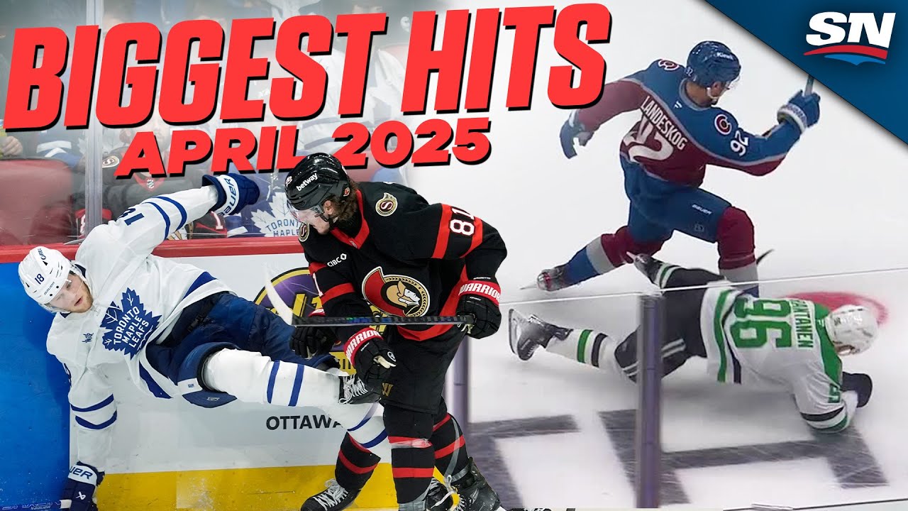 BIGGEST NHL Hits Of April 2025