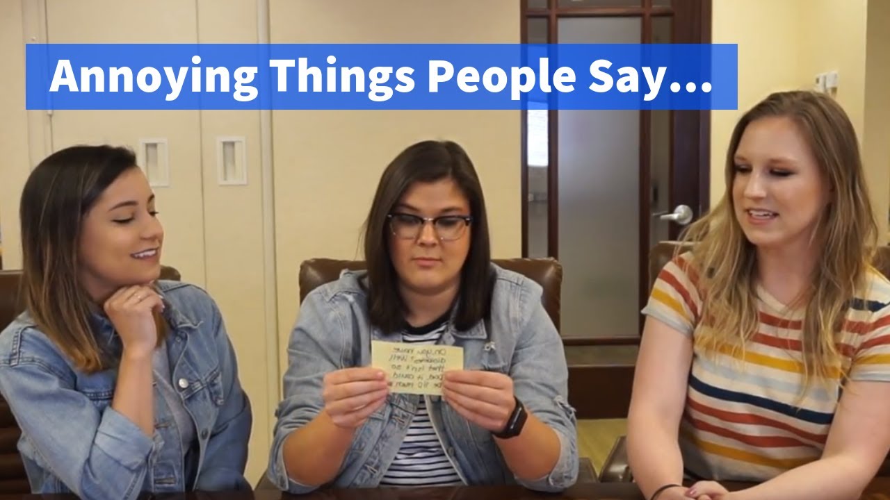 Reacting to Annoying Things People Say About Type 1 Diabetes