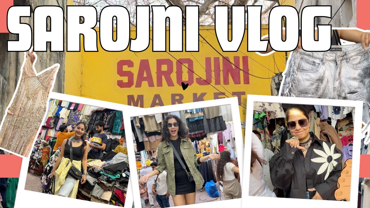 Explore Sarojni Market with Krishna Mukherjee | Shopping Haul | Budget Friendly Shooping
