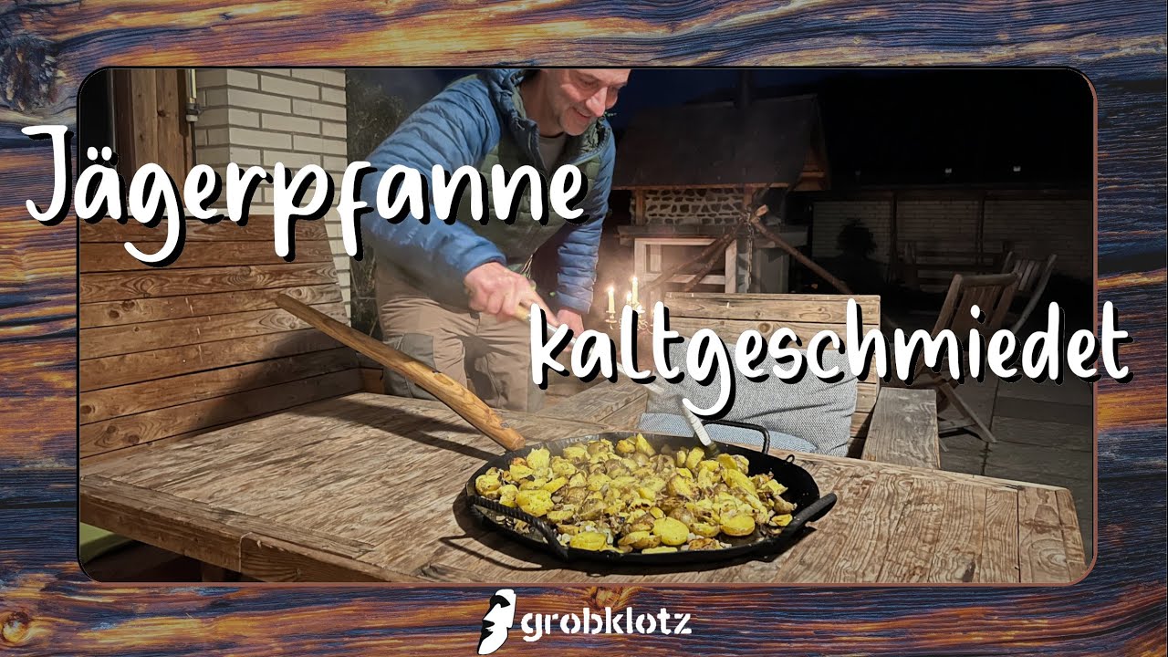 Wie ich eine 50cm Jägerpfanne kaltgeschmiedet habe