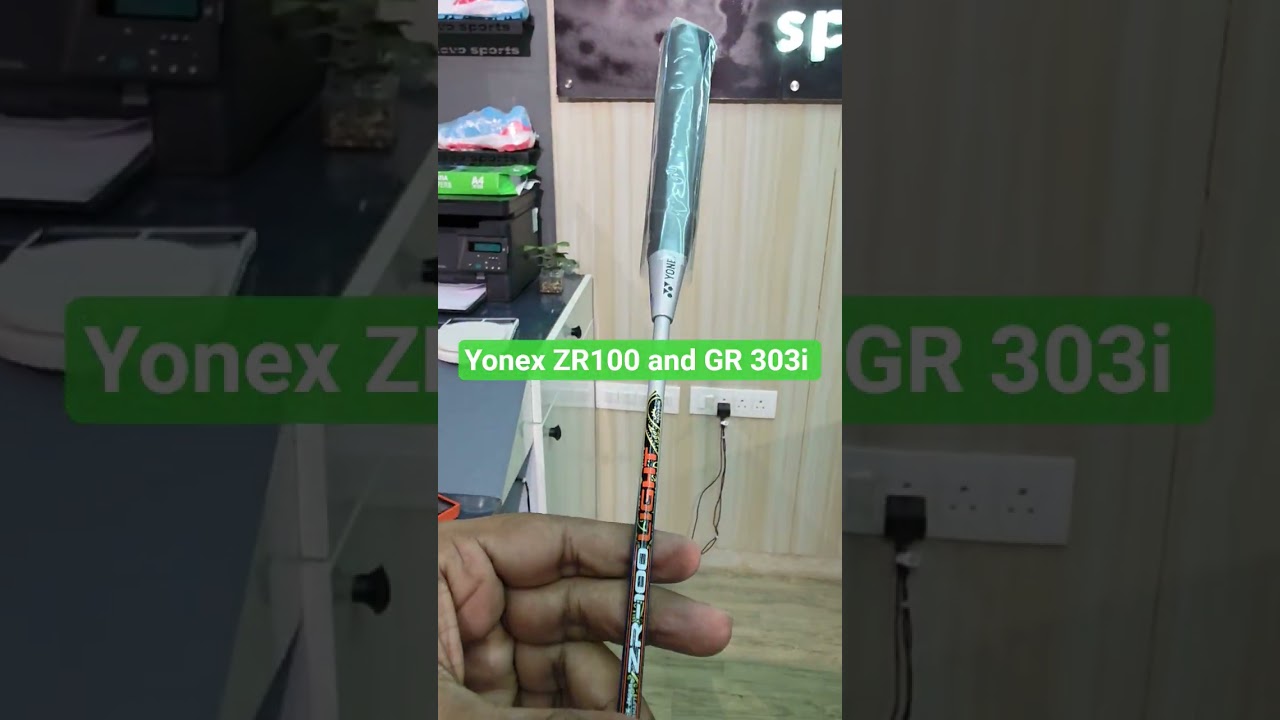 Yonex ZR100 and GR 303i #badminton #badmintonlovers #yonex #sports#zr100 #gr303i #badmintonnationals