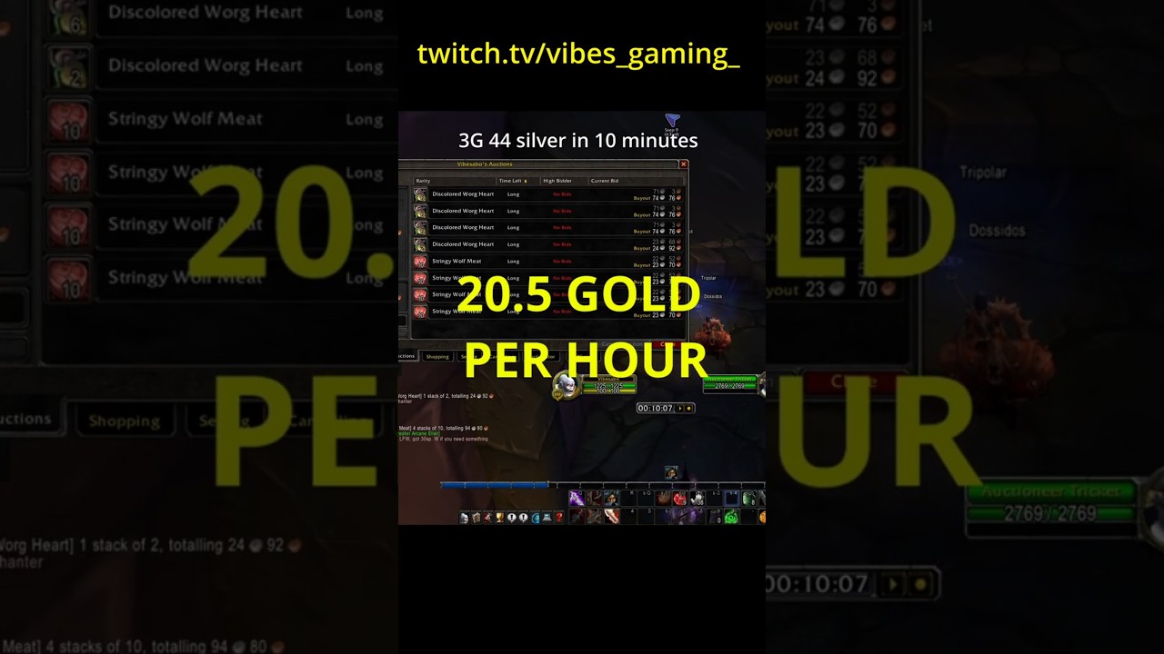 Низкоуровневый фарм золота в классическом WoW #шорты #worldofwarcraft #золото