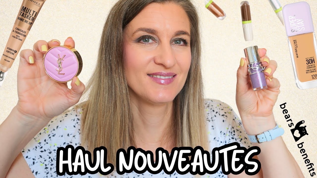 UNBOXING MAQUILLAGE 💄 NOUVEAUTES YSL BEAUTY, GLITCH BEAUTY & BEARS BENEFITS 🧸