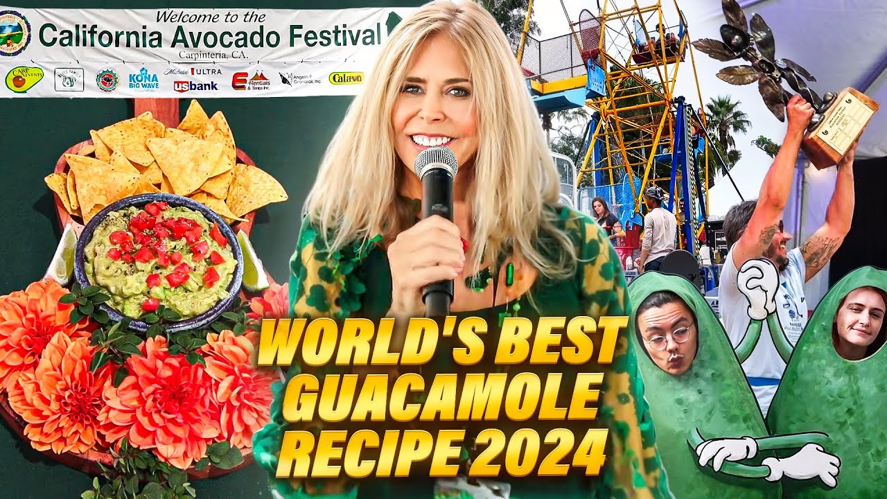 The World's BEST GUACAMOLE RECIPE 2024 | Contest Winner CA Avocado Festival | AVOCADO RECIPE AT END