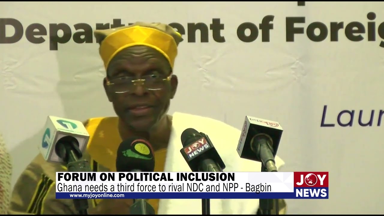 Forum on political inclusion: Ghana needs a third force to rival NDC and NPP - Alban Bagbin.