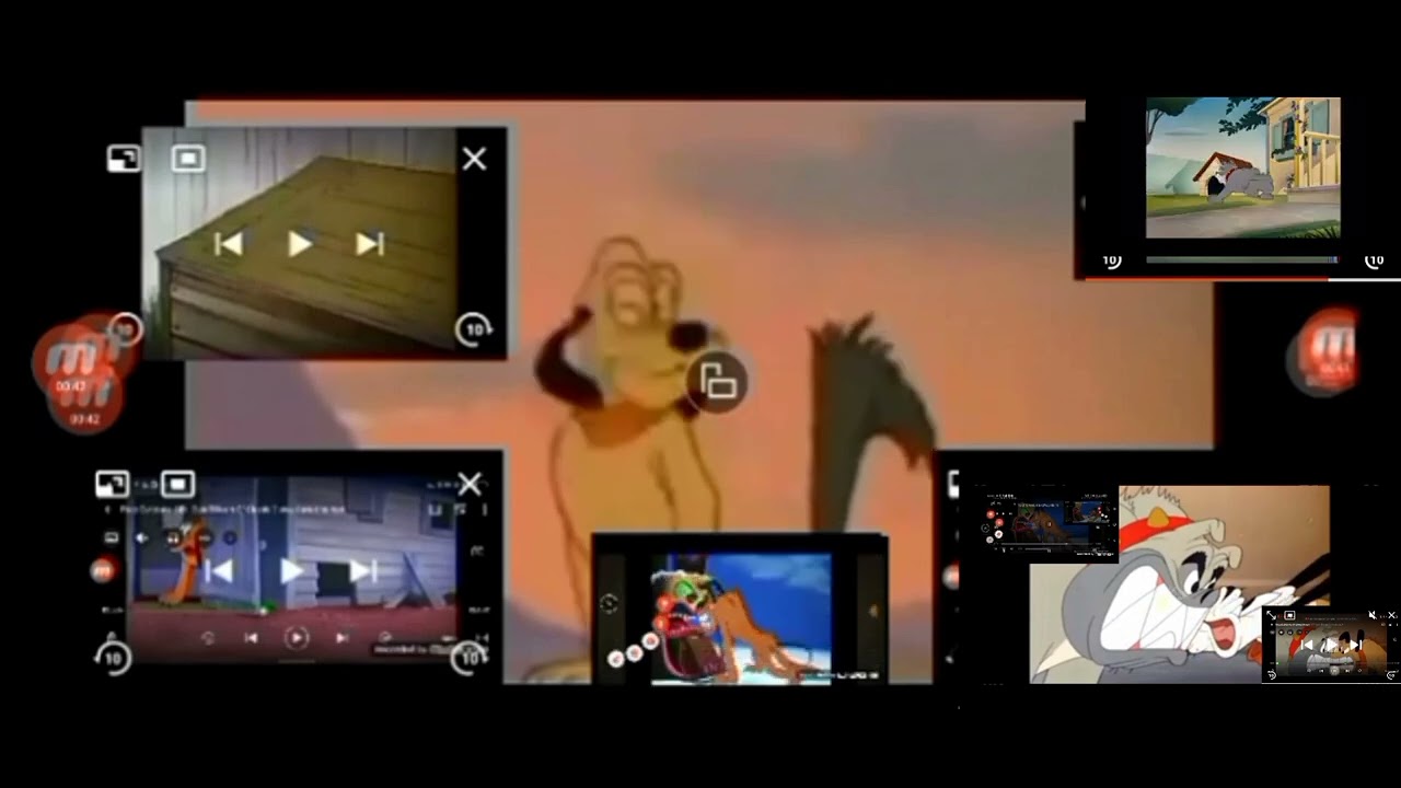 FUNNY PLUTO STOMACH GROWLING TOM AND JERRY