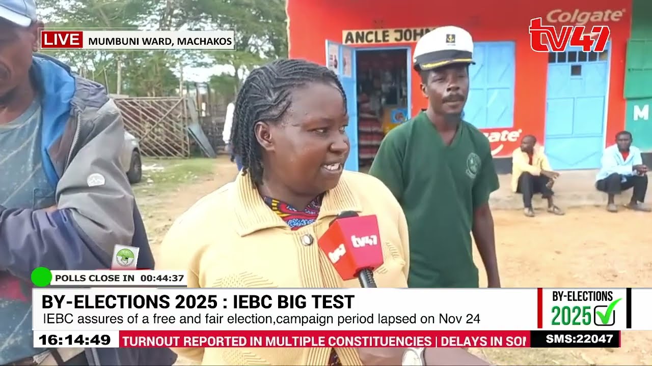 #ByElection2025 ; state of voting in Mumbuni Ward, Machakos #TV47NewsNow