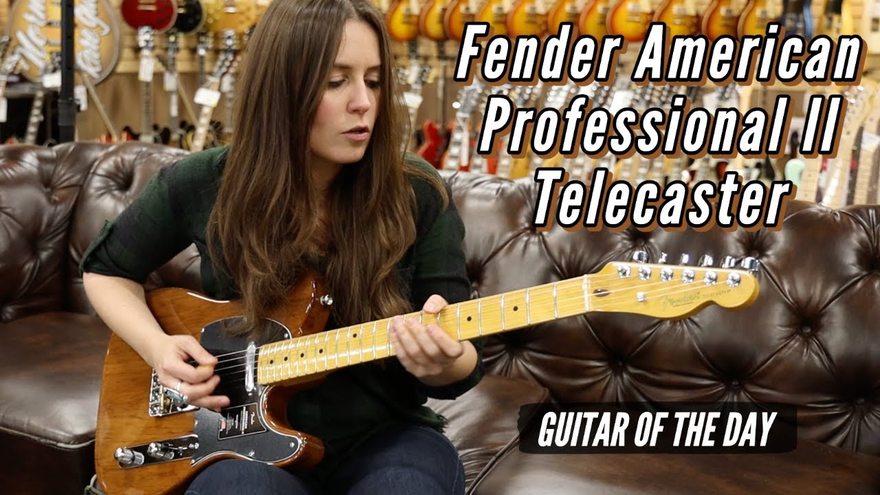 Fender American Professional II Telecaster, обжаренная сосна | Гитара дня — Анджела Петрилли