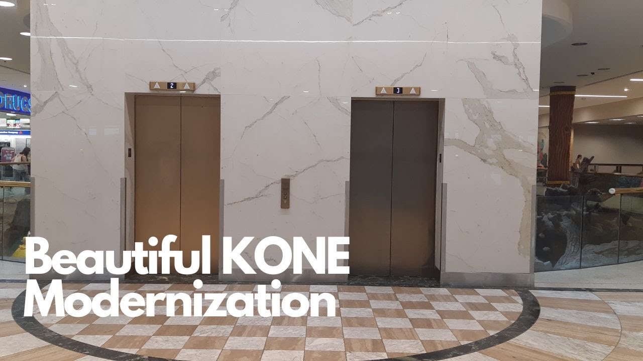 Both Elevators Now Modded! Scenic Glass KONE Mod Elevators @ West Edmonton Mall, Edmonton, AB