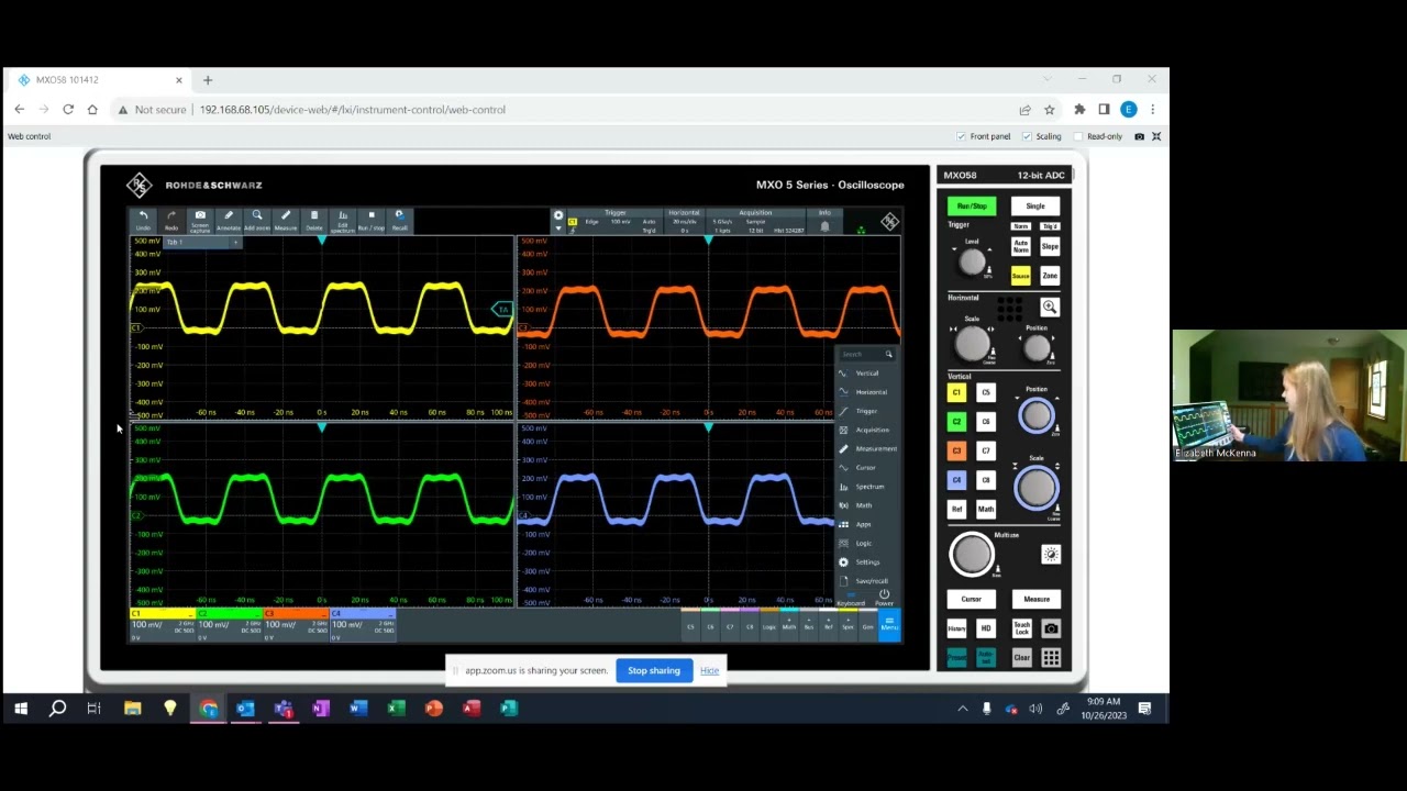 R&S Demonstrates Features on New MXO5 Series