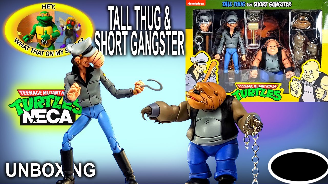 Unboxing NECA TMNT Tall Thug and Short Gangster - April 18th 2023 - NECA Classic TMNT Cartoon