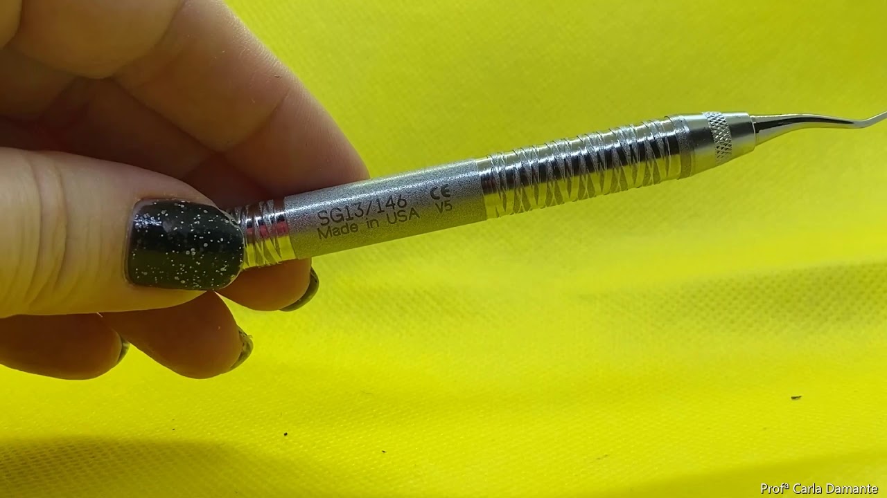 Afiação de curetas Gracey