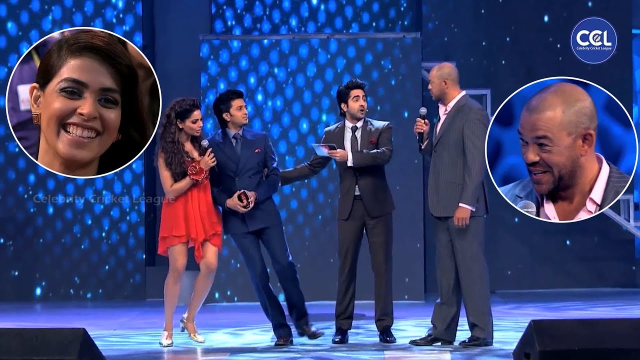 Australian Cricketer Andrew Symonds, Bipasha Basu, Riteish & Ayushmann Khurrana Comedy Fun At CCL