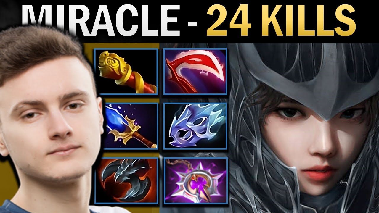 Phantom Assassin Dota Gameplay Miracle with 24 Kills and MKB