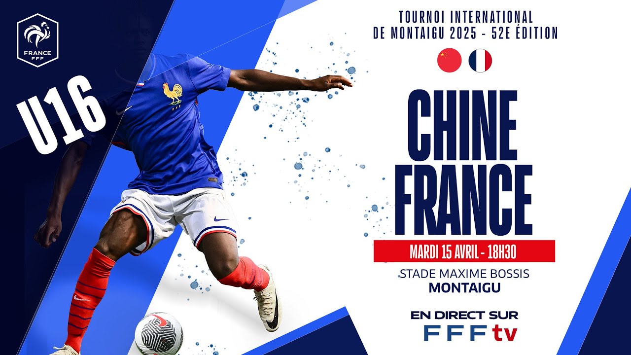 U16 : France-Chine (0-0) en replay !
