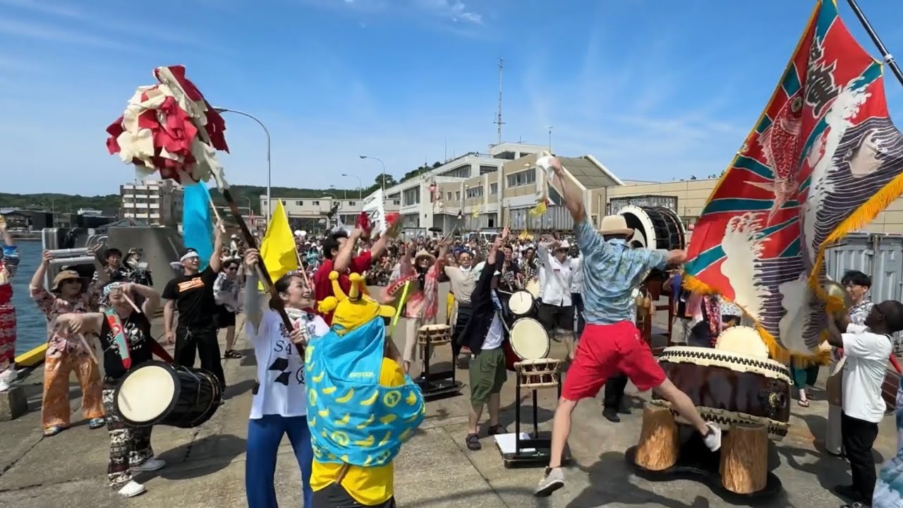 【送り太鼓】Farewell Taiko / Earth Celebration 2024 / 鼓童＆NAKIBEMBE 🚢