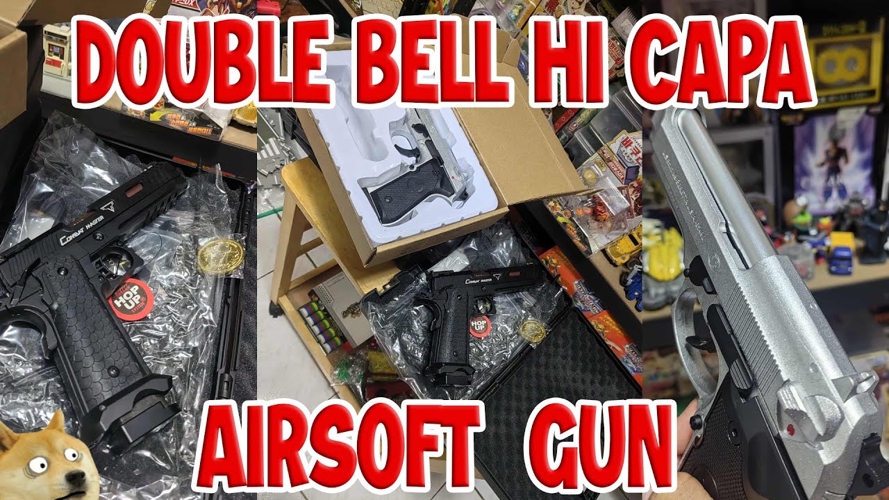AIRSOFT GUN KAYANG BUMUTAS NG MAKAPAL NA PLASTIC | DOUBLE BELL HI CAPA JOHN WICK 3