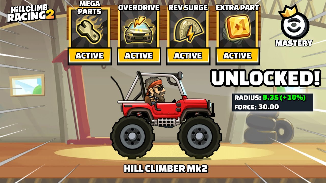 Hill Climb Racing 2 - New SUPER JEEP Mastery Unlocked and Fully Upgraded GamePlay