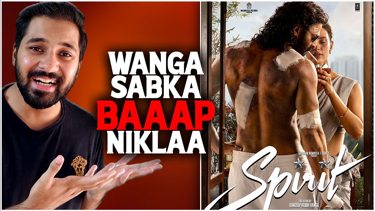 Spirit First Look Review Reaction: R.I.P All Haters | Prabhas X Sandeep Reddy Wanga X Donlee