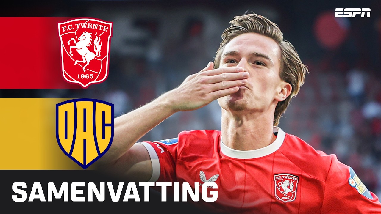 🥵🔥 TWENTE OVERKLAST DAC: 6️⃣ verschillende doelpuntenmakers | Samenvatting FC Twente - DAC 1904