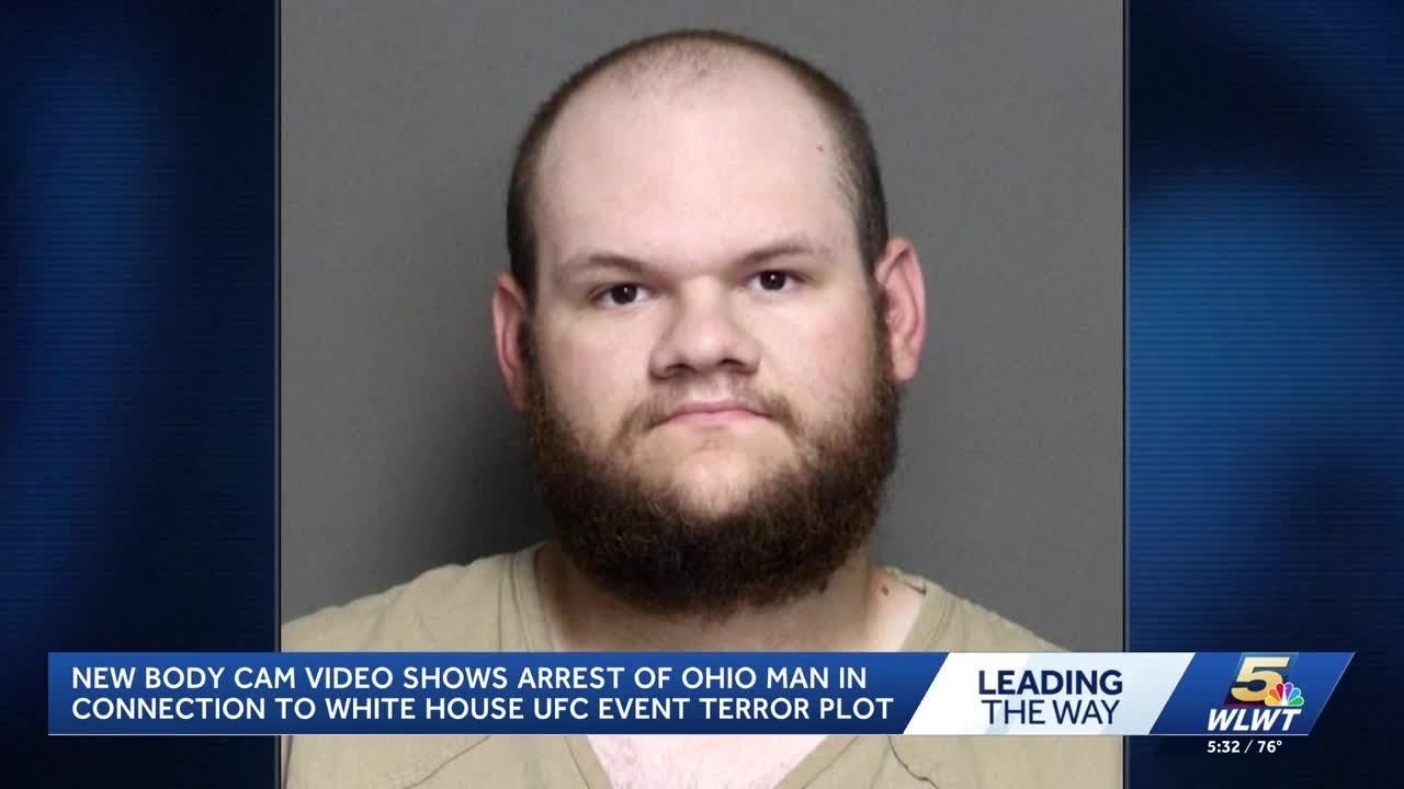 Video shows police encounter with Ohio man charged in White House UFC terror plot