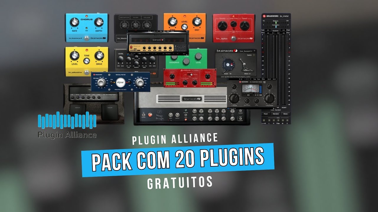 🚨Plugin Alliance com 20 Plugins Grátis