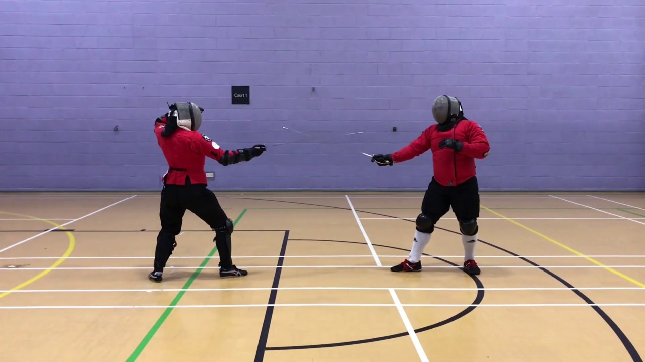 Small Sword Sparring - Esther vs Nick