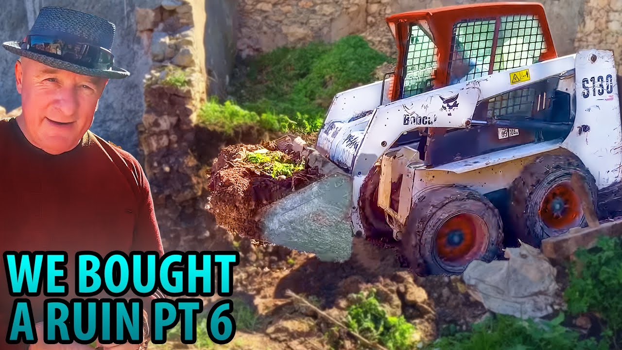 Clearing 70 Tons Of Rubble - We bought a ruin in Cyprus