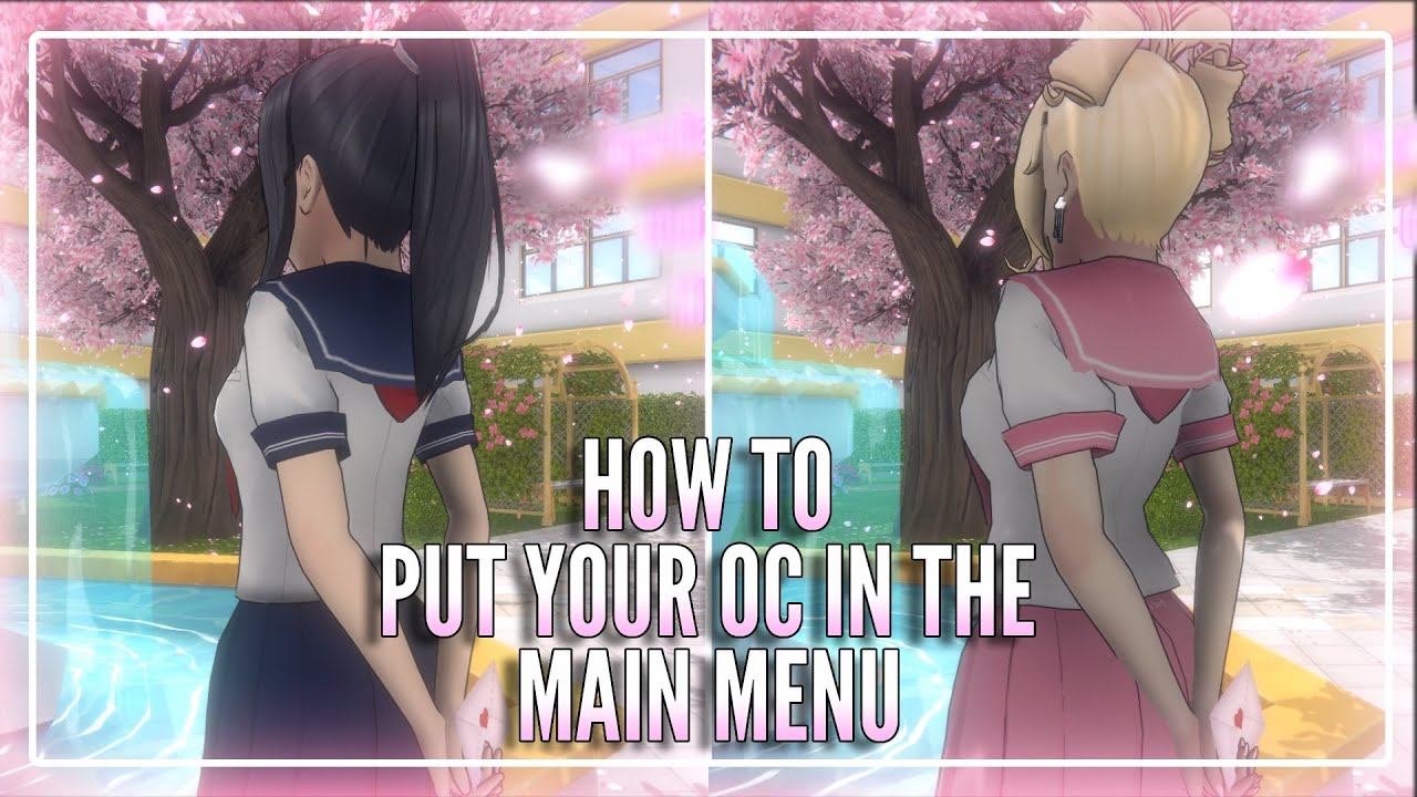 КАК ДОБАВИТЬ СВОЕГО ПЕРСОНАЖА В ГЛАВНОЕ МЕНЮ || Yandere Simulator
