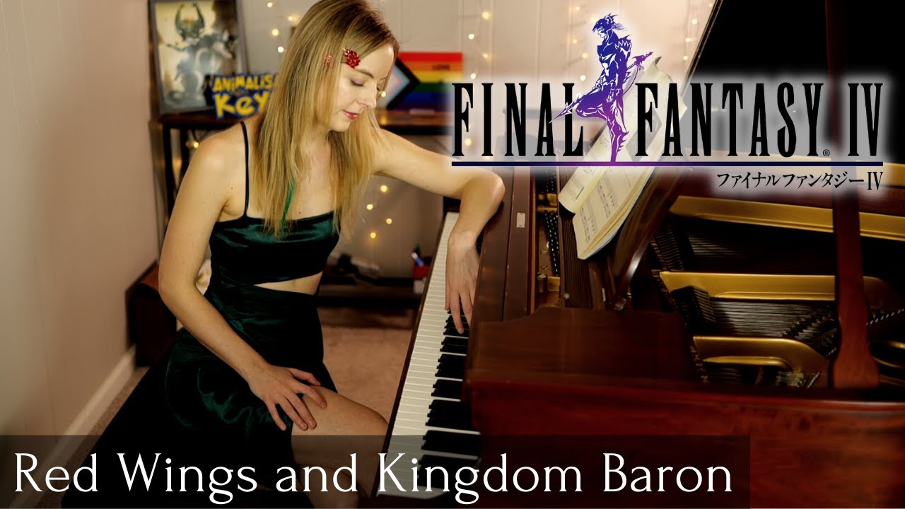 Final Fantasy IV - The Red Wings + Kingdom of Baron (Piano Cover)[赤い翼, バロン王国]