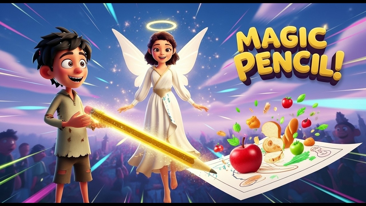 The Magic Pencil and the Poor Boy | Emotional Kids Story | Blooby TV #blooby  #bloobytv