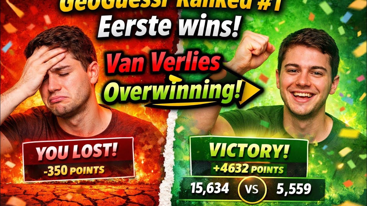 Geoguessr Ranked #1  Eerste wins!