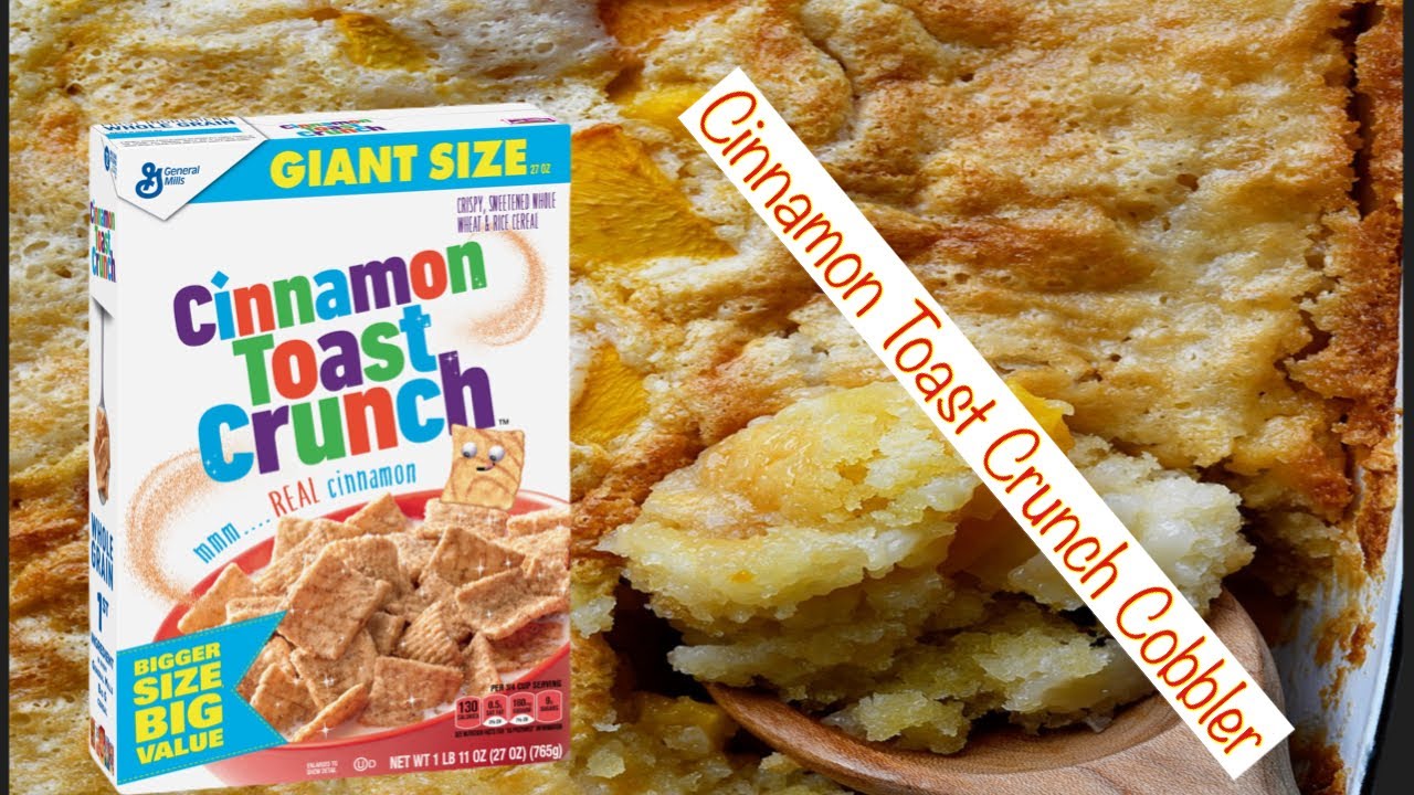 Cinnamon Toast Crunch Cobbler