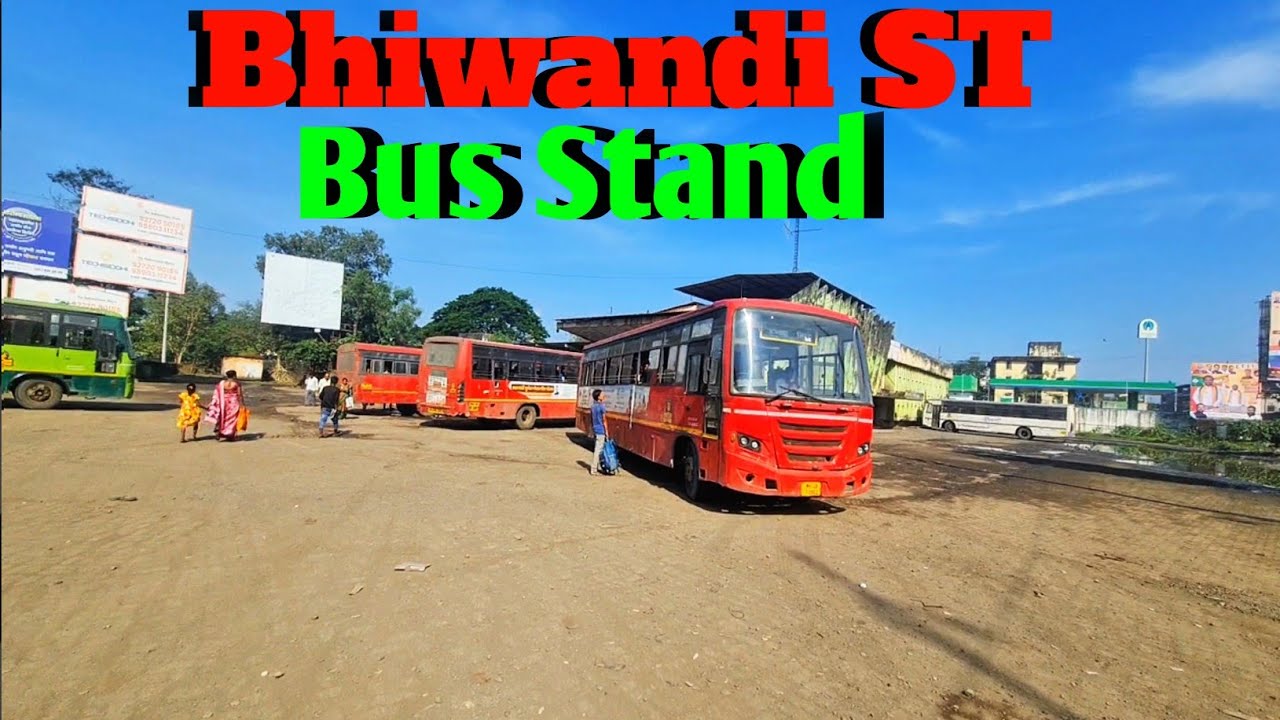 ST Bus Stand | Bhiwandi Bus Stand | Bhiwandi Ka Bus Stop | Bhiwandi Vlog #bus #Stand 